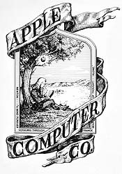 Apple Computer's original 'Newton' logo